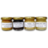 4 sorter smaksatt honung
