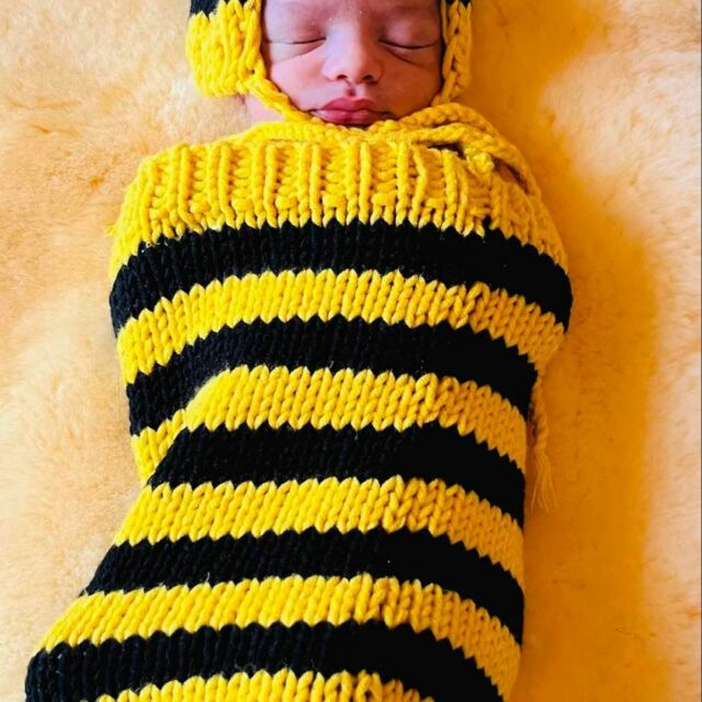 Neo 😍 vårt andra barnbarnsyngel 🐝